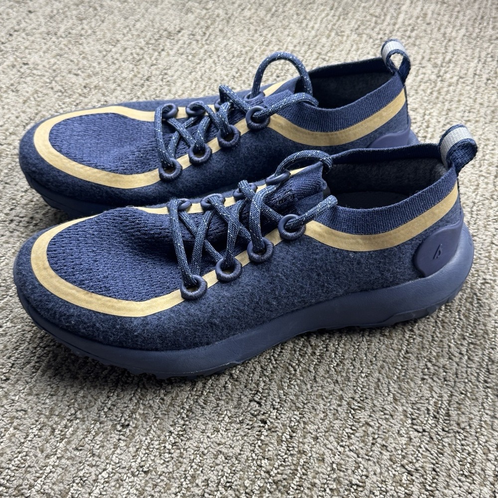 Allbirds Womens 11 Trail Runners SWT Mizzles Sneaker Shoe Wool Blend Blue